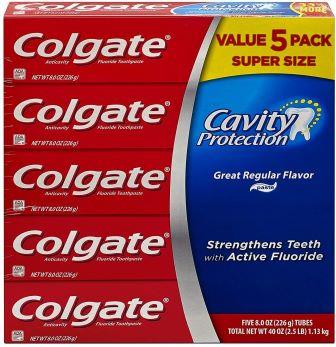 colgate cavity protection fluoride toothpaste
