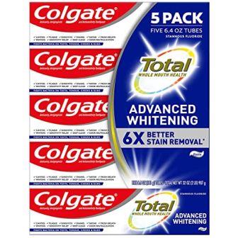 colgate total advanced whitening toothpaste