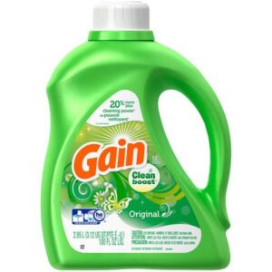 gain liquid detergent 100 oz