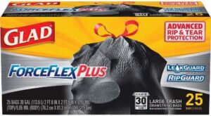glad forceflex plus bags 25ct 30 gallons