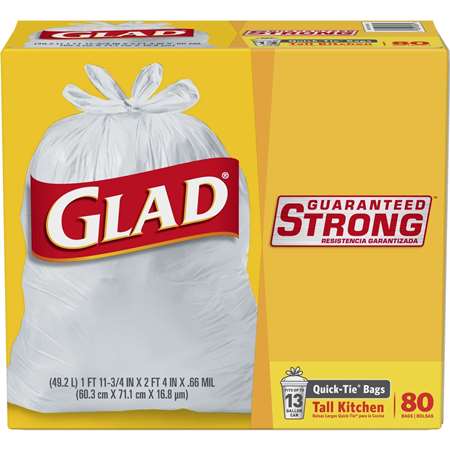 glad kitchen bags 10ct 30 gallons