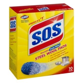 sos steel wool pads 10uni