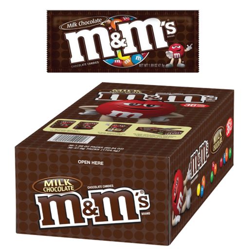 m&m chocolate 36ct