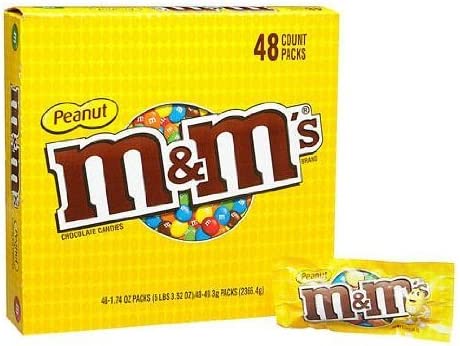 m&m peanut 48ct